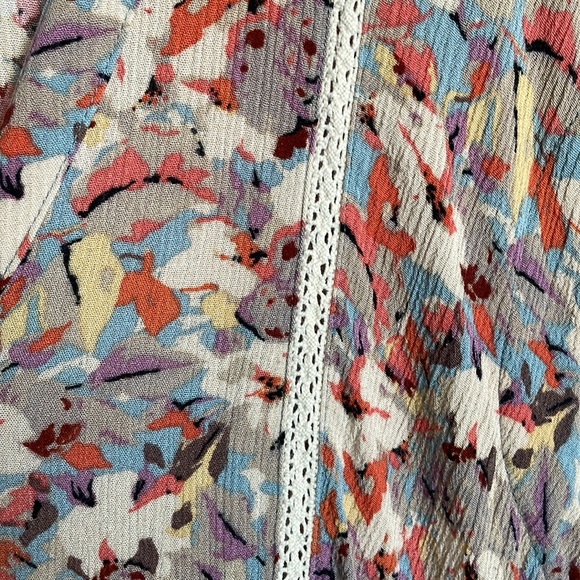 ANTHROPOLOGIE VANESSA VIRGINIA Ladder Lace Tunic, Medium - Picture 5 of 11